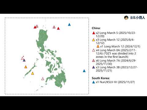EP012:一張圖看懂/中國火箭殘骸在2025年越來越靠近菲律賓 灰色手段如何透過落區選擇系統化
